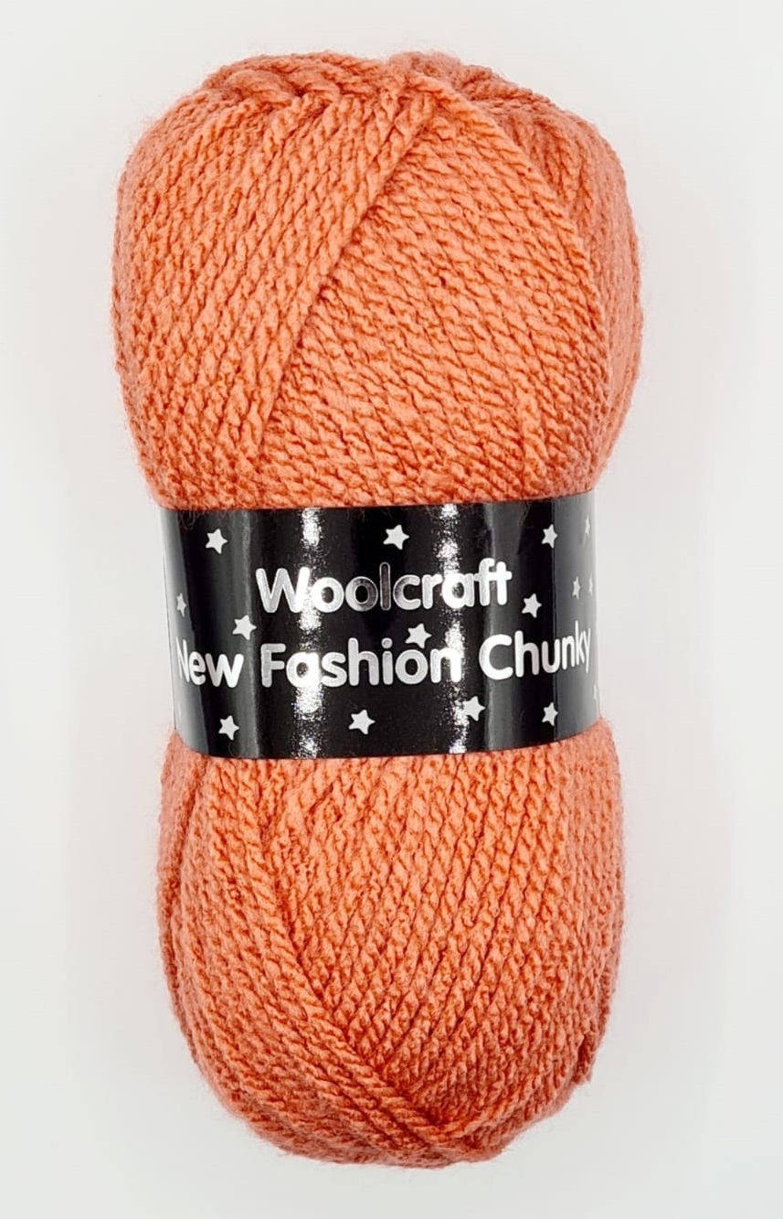 New Fashion Chunky Yarn 10 x 100g Balls Pumpkin - Click Image to Close